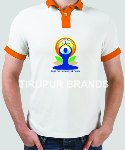 Yoga Day T-shirt Supplier Tirupur-Yoga T-Shirt Exporter-Intl Yoga T