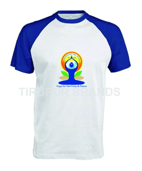 Customized Yoga T Shirts Manufacturer in Tirupur-IDY Logo Printed