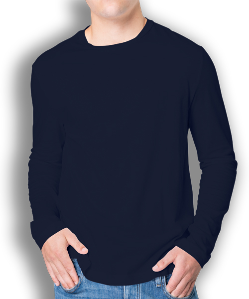 Cotton Full T-Shirt Manufacturer Tirupur-Long Sleeve T-Shirt Exporter India