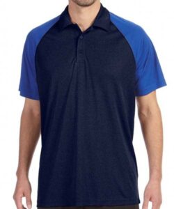 Blue Color Raglan Polo T-Shirt manufacuturer in Tirupur