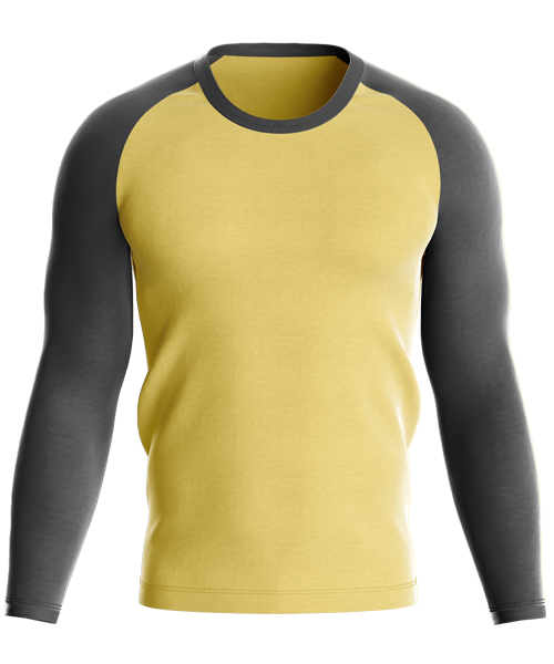 Plain Raglan T-Shirt Supplier-Tirupur-Cotton Baseball T-shirt Exporter India