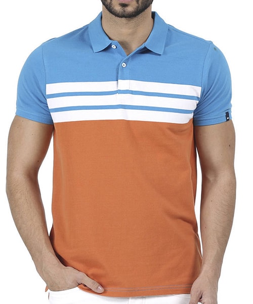 Striped Polo T-Shirts in Tiruppur