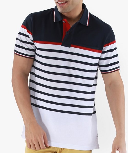Striped Polo Cotton T-Shirts Manufacturer in Tirupur-Tamilnadu