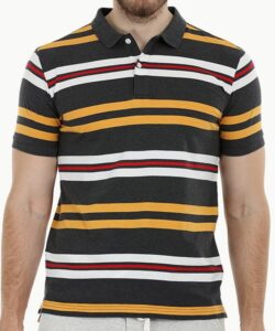 Polo Stripes Printed T-Shirts Manufacturer in Tirupur