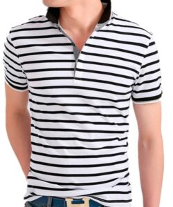 Polo Printed Stripes T-Shirts Manufacutuer in Tirupur