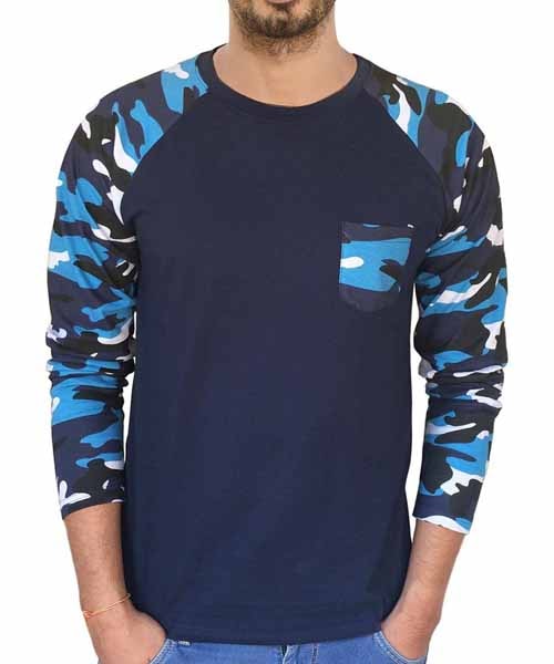 8 Cotton Mens Full Sleeves Tshirt Raglan Sleeve at Rs 175/piece in Tiruppur