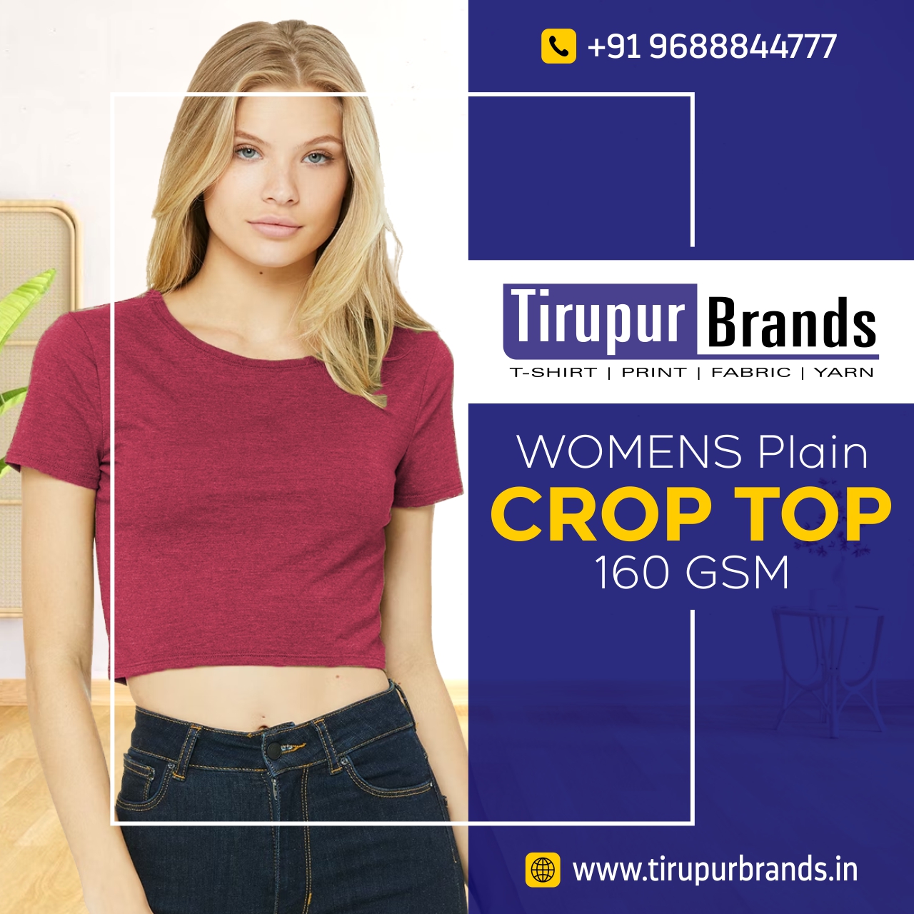 Crop Top Manufacturer Tirupur