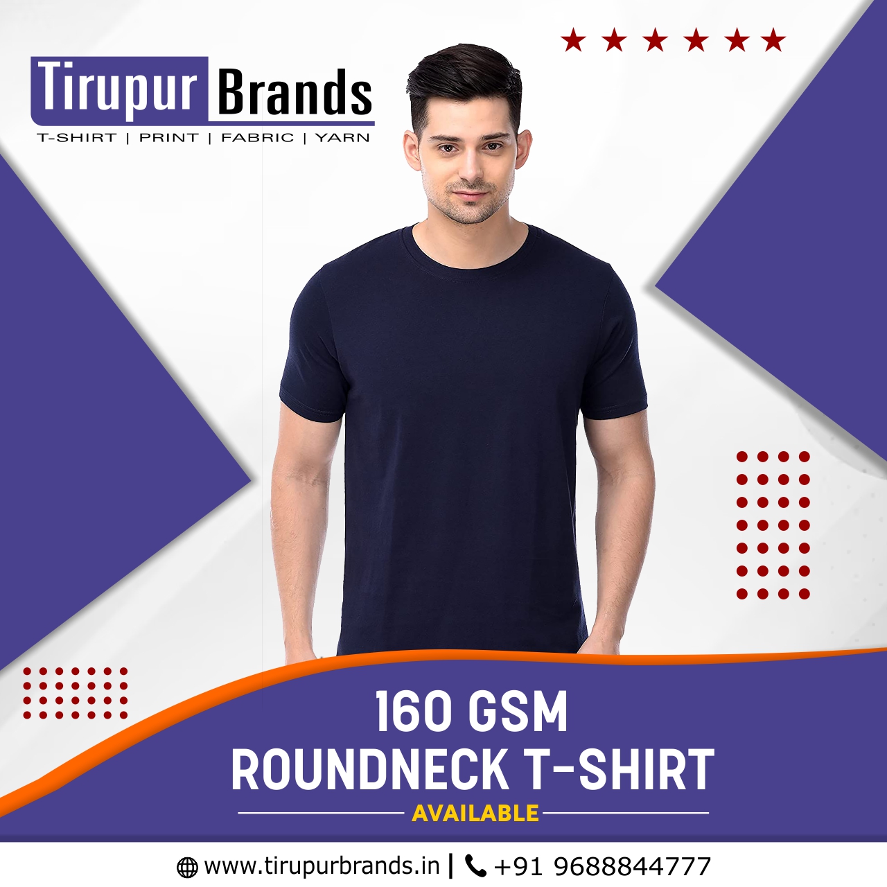 Mens Round Neck T-Shirts Manufacturer-Tirupur Cotton T-Shirt tup